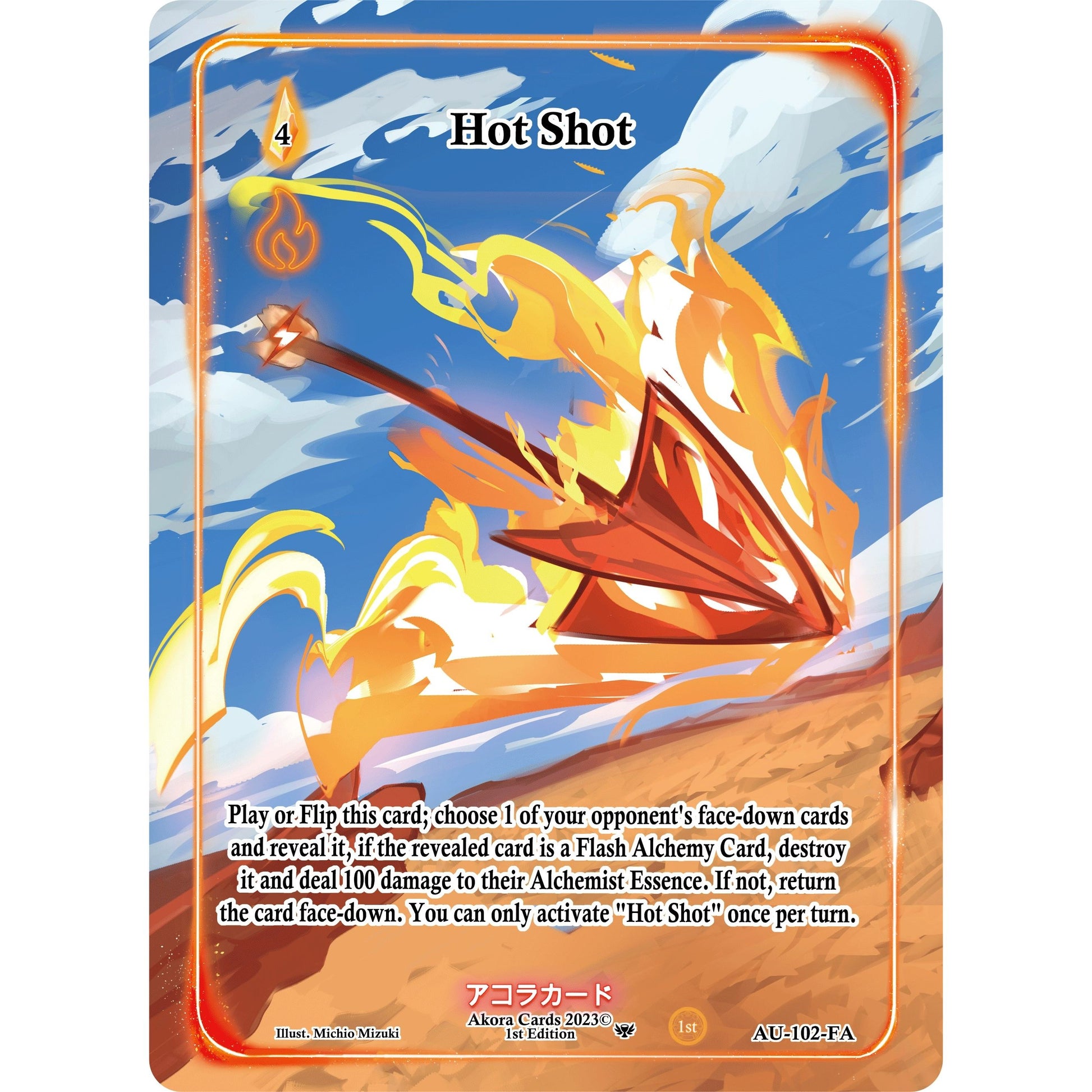 Image for Hot Shot (Full Art) (AU-102-FA) (AU1E) - Akora TCG