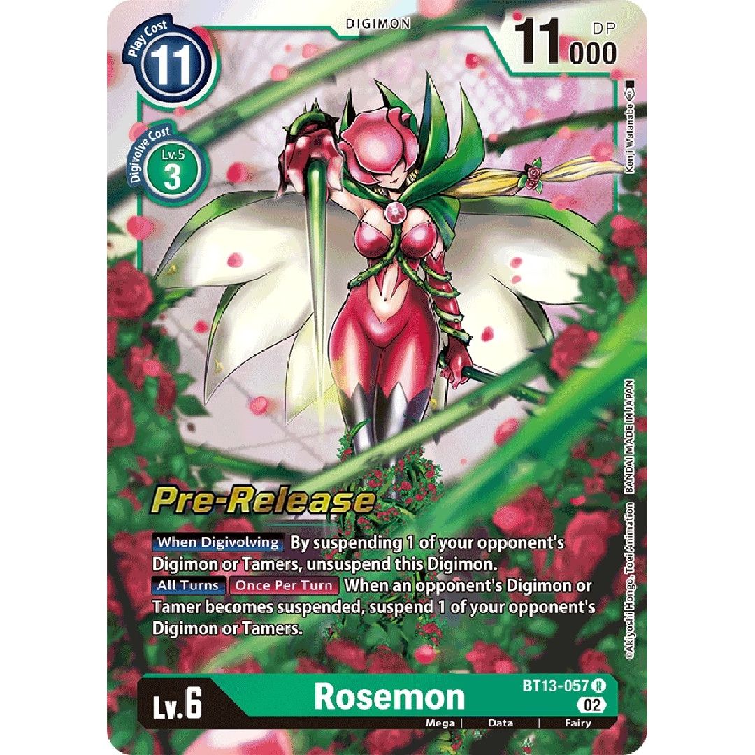 Image for Rosemon (BT13-057 R) (BT13_PR) - Digimon Card Game