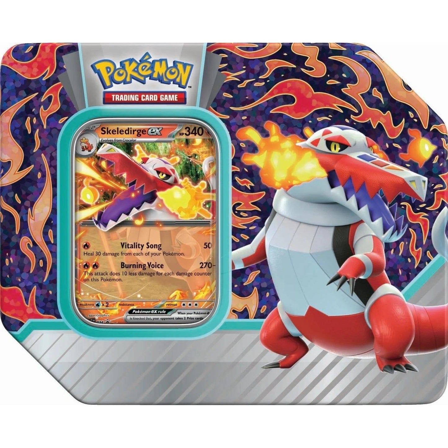 Image for Paldea Partners Tin [Skeledirge ex] - Pokemon
