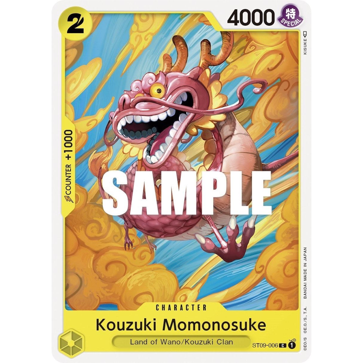 Image for Kouzuki Momonosuke (ST09-006) (ST-09) - One Piece Card Game