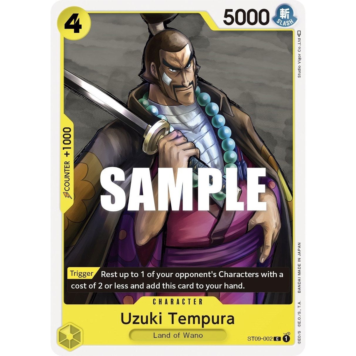Image for Uzuki Tempura (ST09-002) (ST-09) - One Piece Card Game