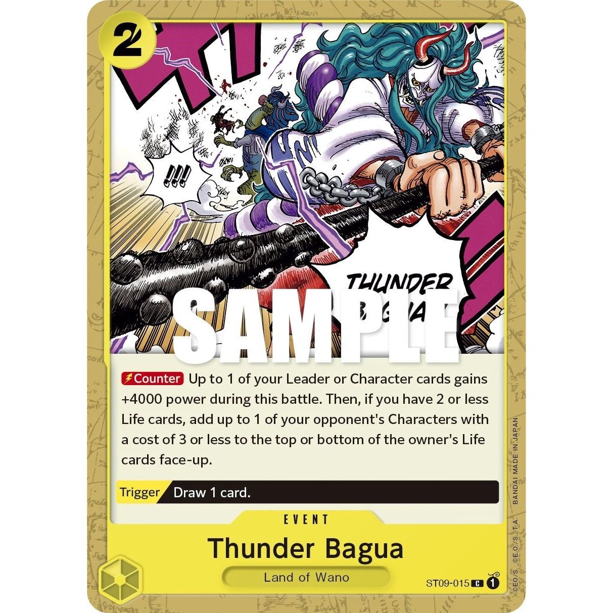 Image for Thunder Bagua (ST09-015) (ST-09) - One Piece Card Game