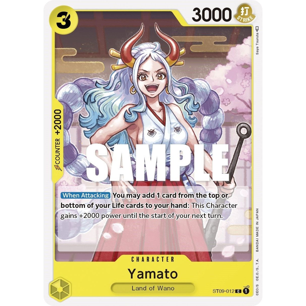 Image for Yamato (012) (ST09-012) (ST-09) - One Piece Card Game
