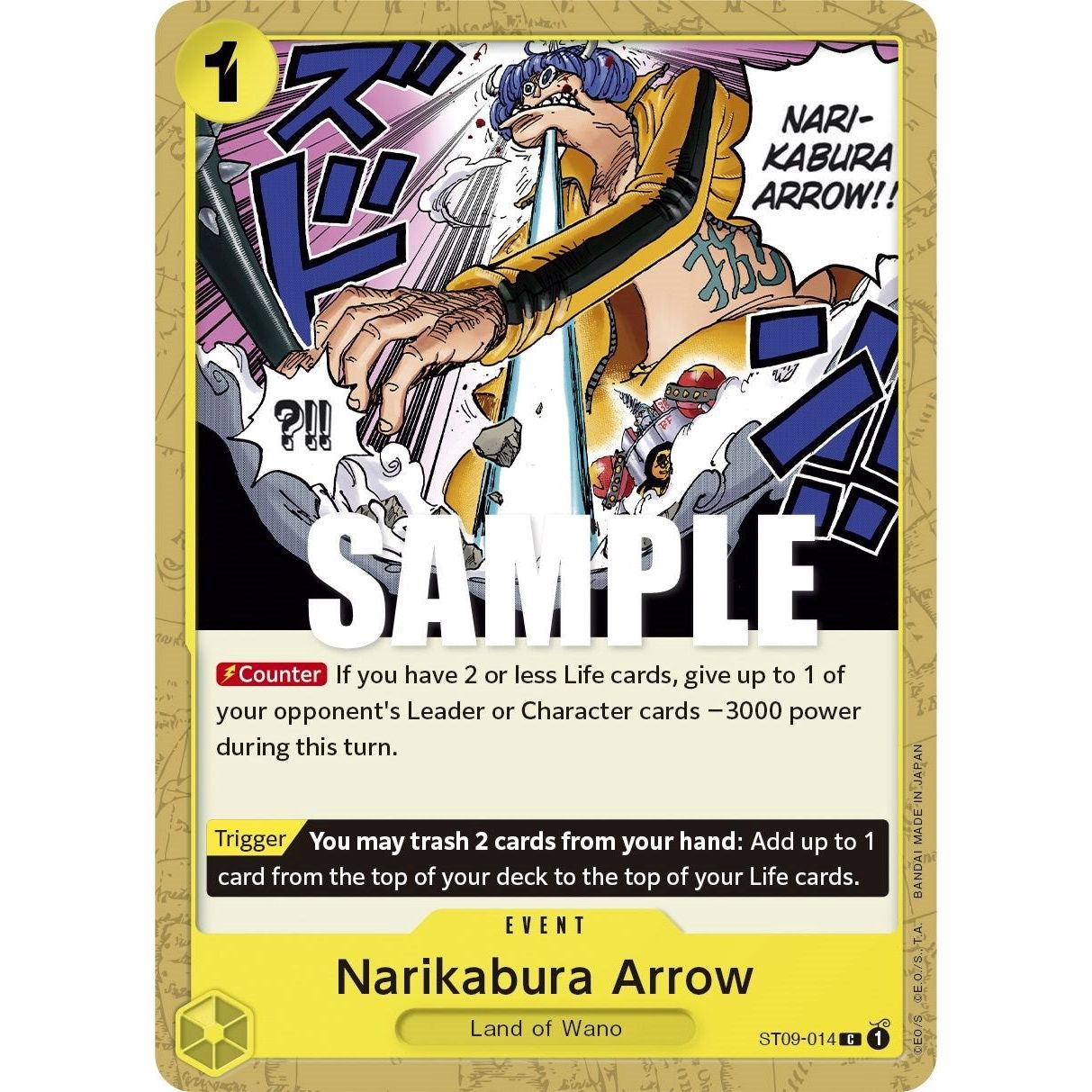 Image for Narikabura Arrow (ST09-014) (ST-09) - One Piece Card Game