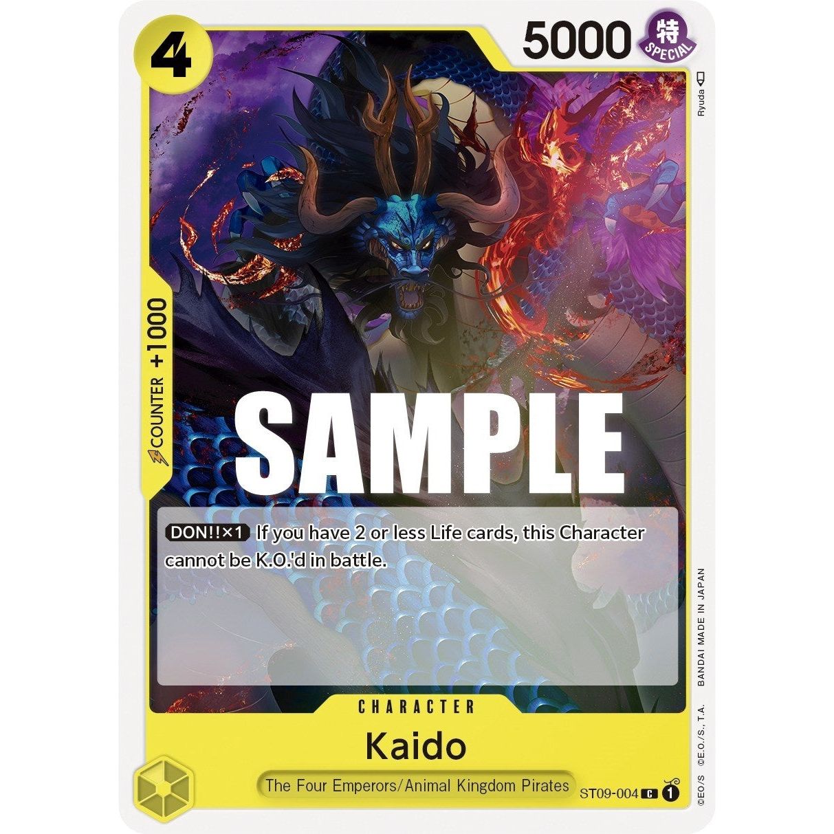 Image for Kaido (ST09-004) (ST-09) - One Piece Card Game