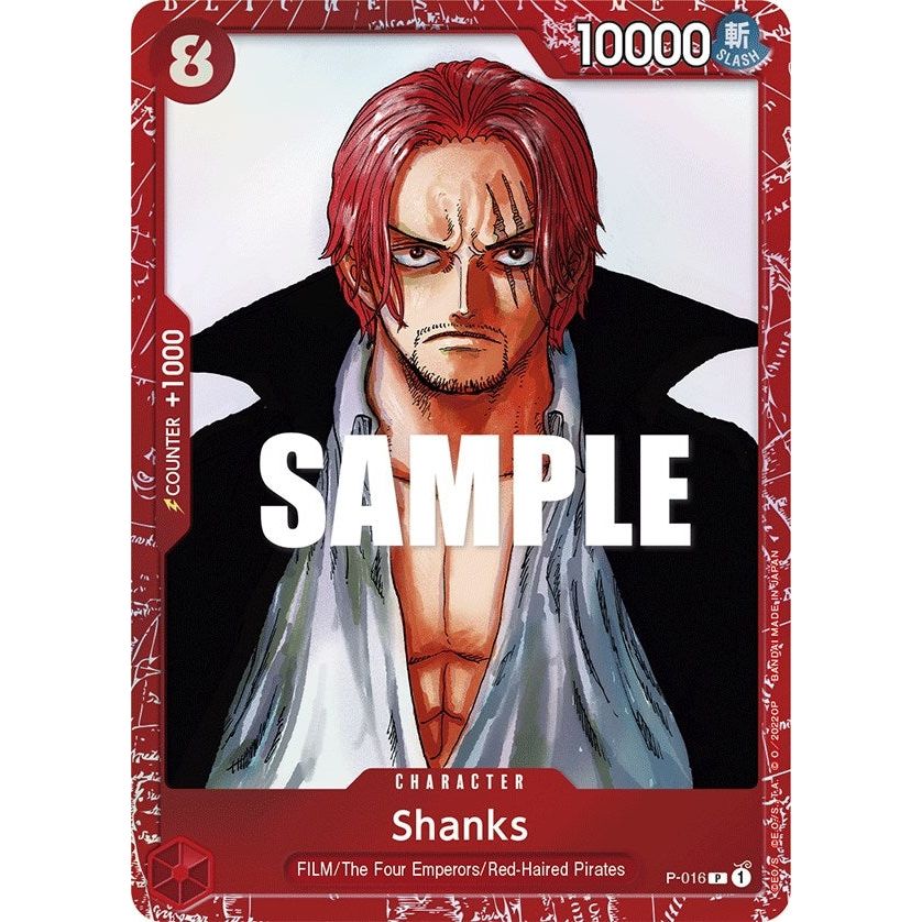 Image for Shanks (Premium Card Collection -ONE PIECE FILM RED Edition-) (P-016) (OP-PR) - One Piece Card Game