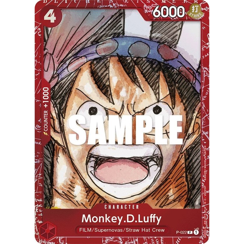 Image for Monkey.D.Luffy (Premium Card Collection -ONE PIECE FILM RED Edition-) (P-022) (OP-PR) - One Piece Card Game