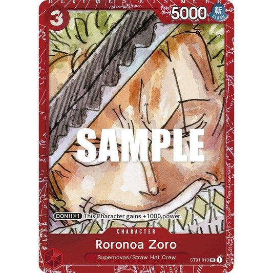 Image for Roronoa Zoro (Premium Card Collection -ONE PIECE FILM RED Edition-) (ST01-013) (OP-PR) - One Piece Card Game