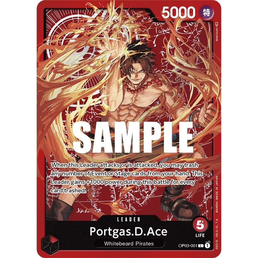 Image for Portgas.D.Ace (Special Goods Set -Ace/Sabo/Luffy-) (OP03-001) (OP-PR) - One Piece Card Game