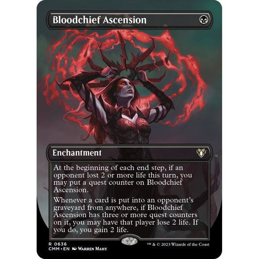 Image for Bloodchief Ascension (Borderless) (636) (CMM) - Magic: The Gathering