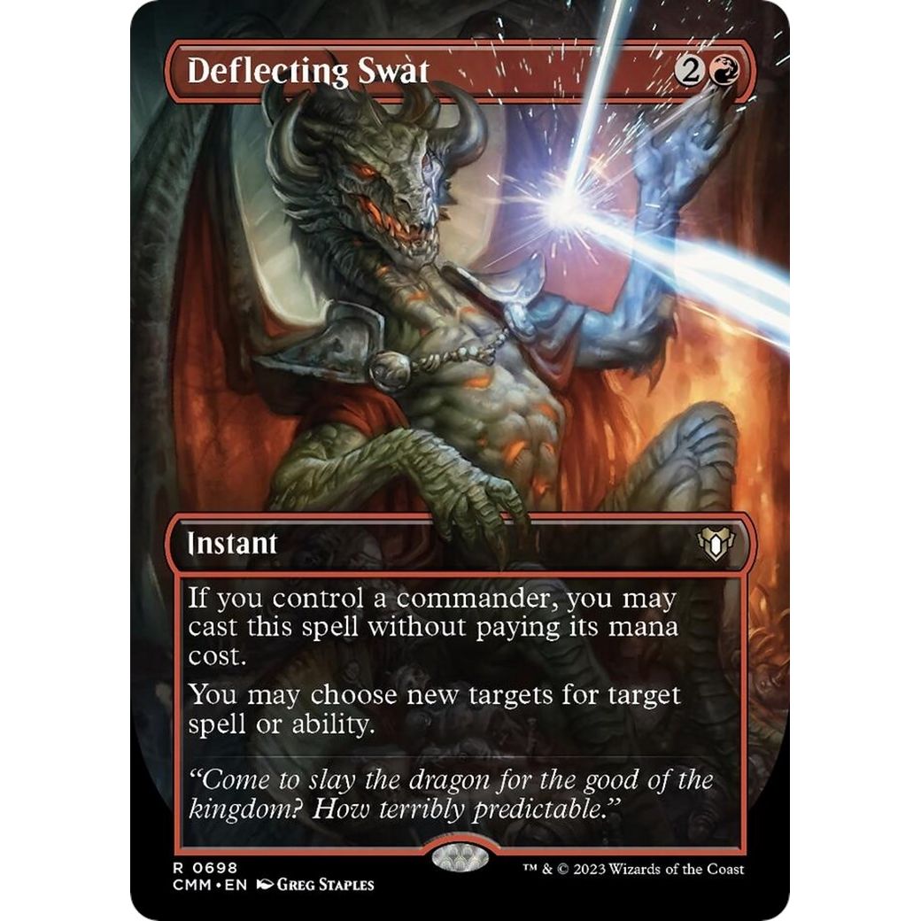 Image for Deflecting Swat (Borderless) (698) (CMM) - Magic: The Gathering