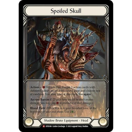 Image for Spoiled Skull (Extended Art) (DTD106) (DTD) - Flesh and Blood TCG