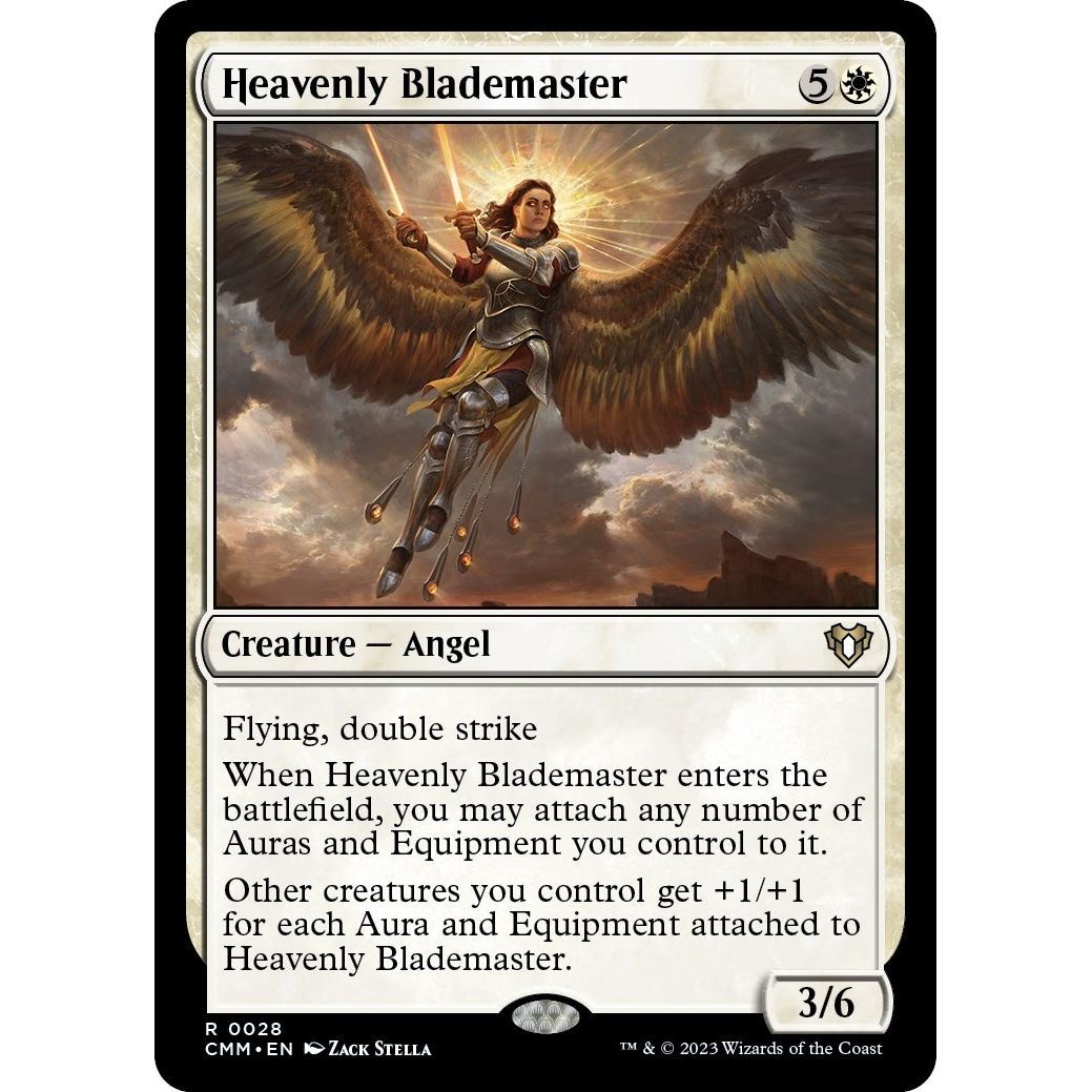 Image for Heavenly Blademaster (28) (CMM) - Magic: The Gathering