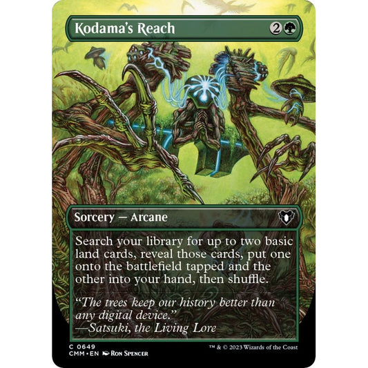Image for Kodama's Reach (Borderless) (649) (CMM) - Magic: The Gathering