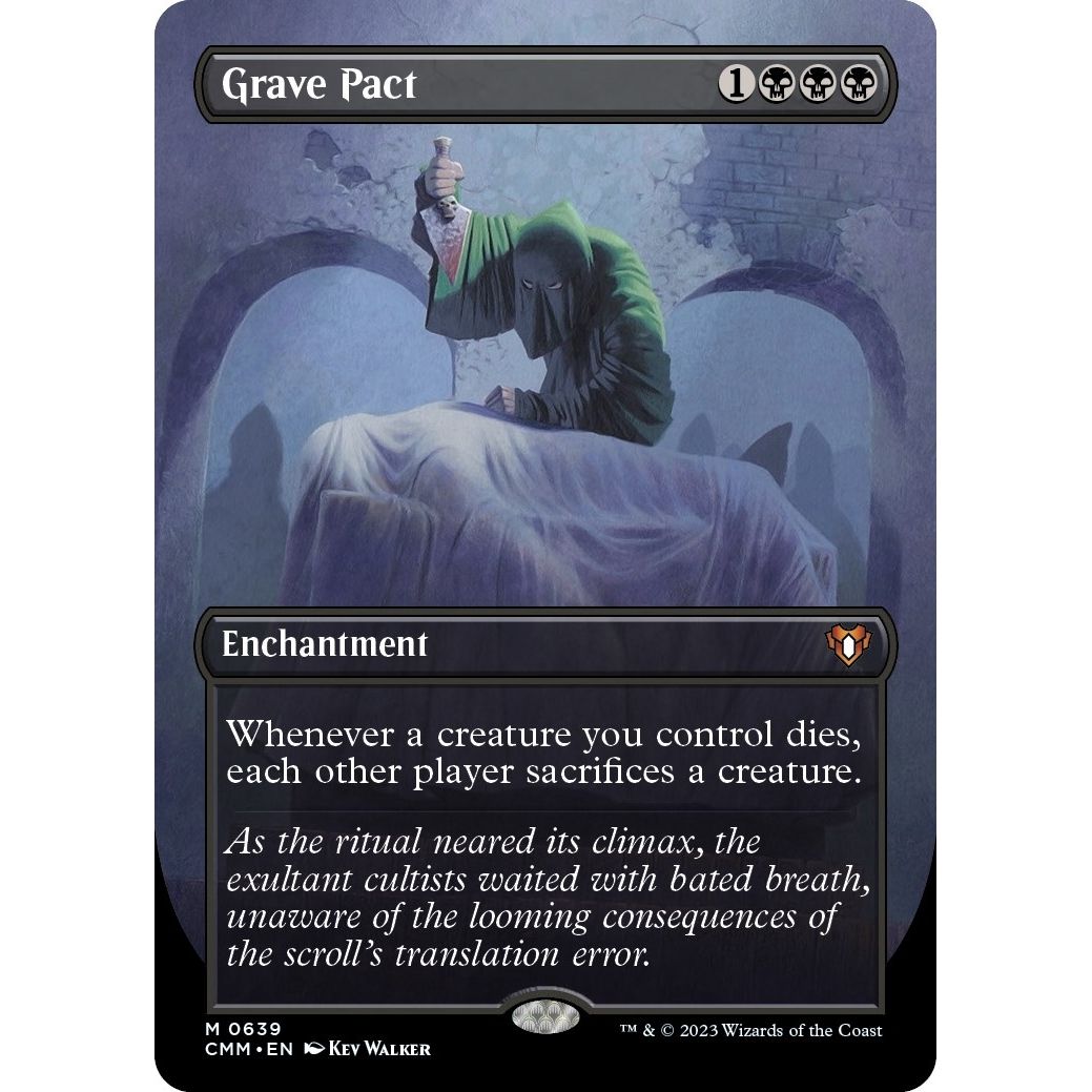 Image for Grave Pact (Borderless) (639) (CMM) - Magic: The Gathering