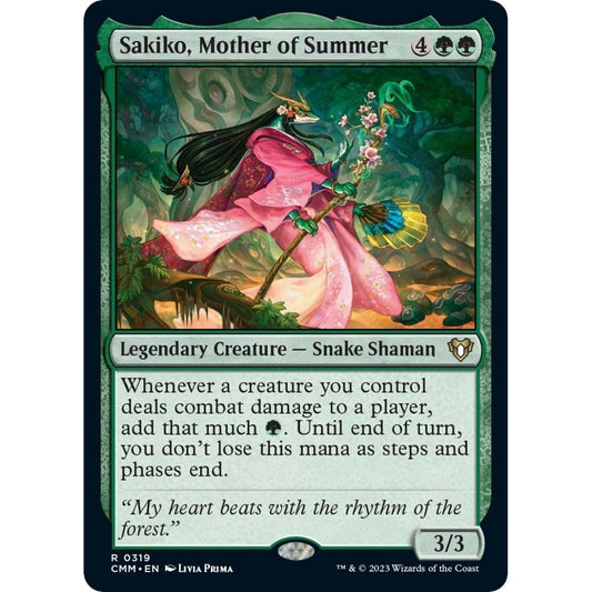 Image for Sakiko, Mother of Summer (319) (CMM) - Magic: The Gathering