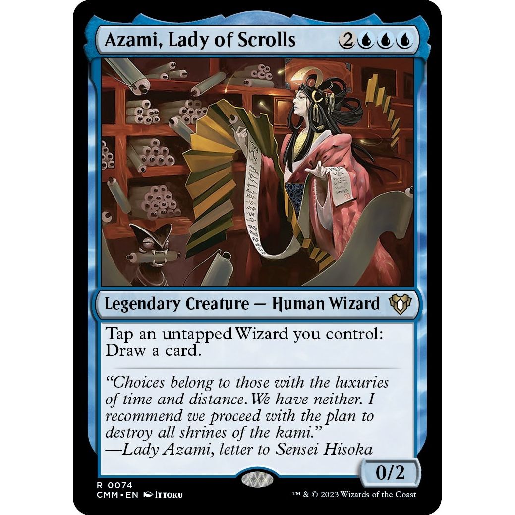 Image for Azami, Lady of Scrolls (74) (CMM) - Magic: The Gathering