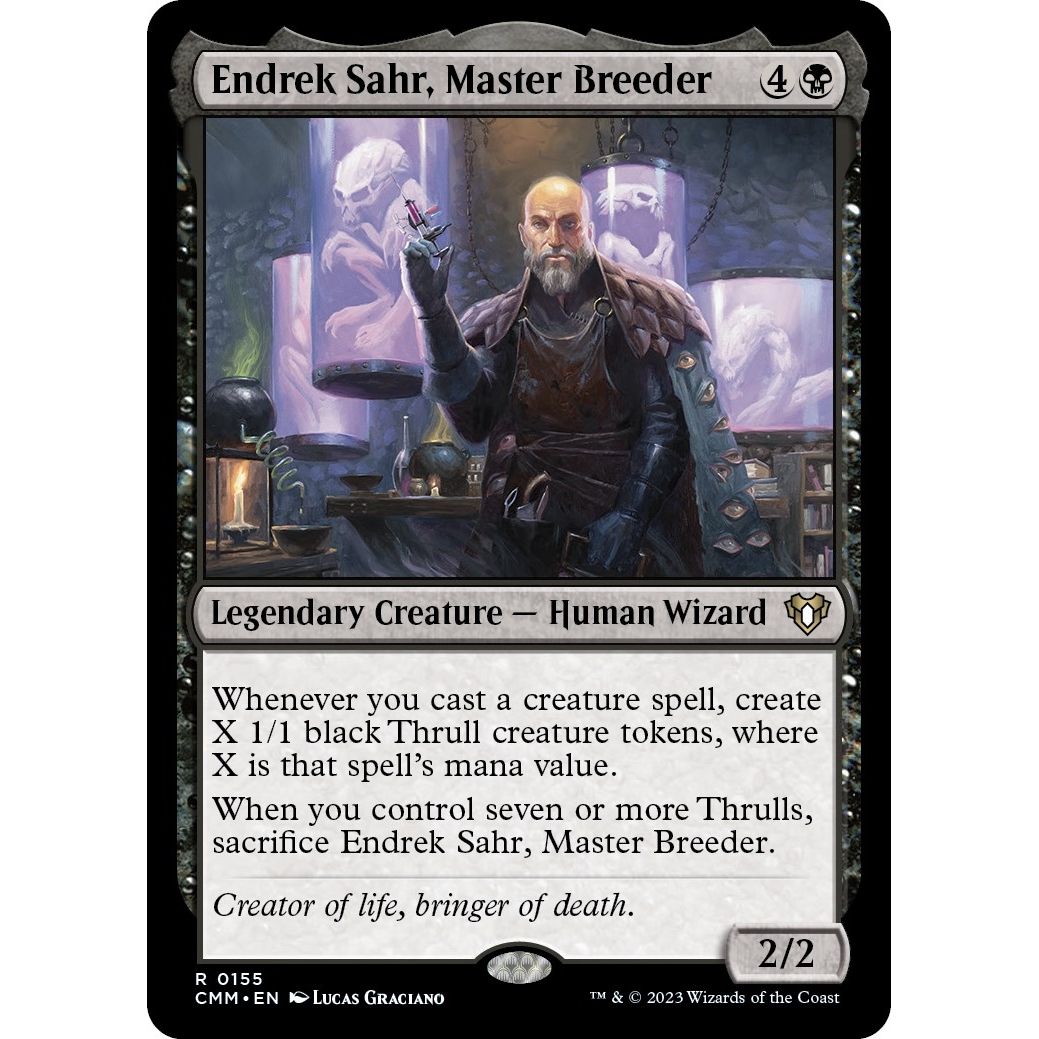 Image for Endrek Sahr, Master Breeder (155) (CMM) - Magic: The Gathering