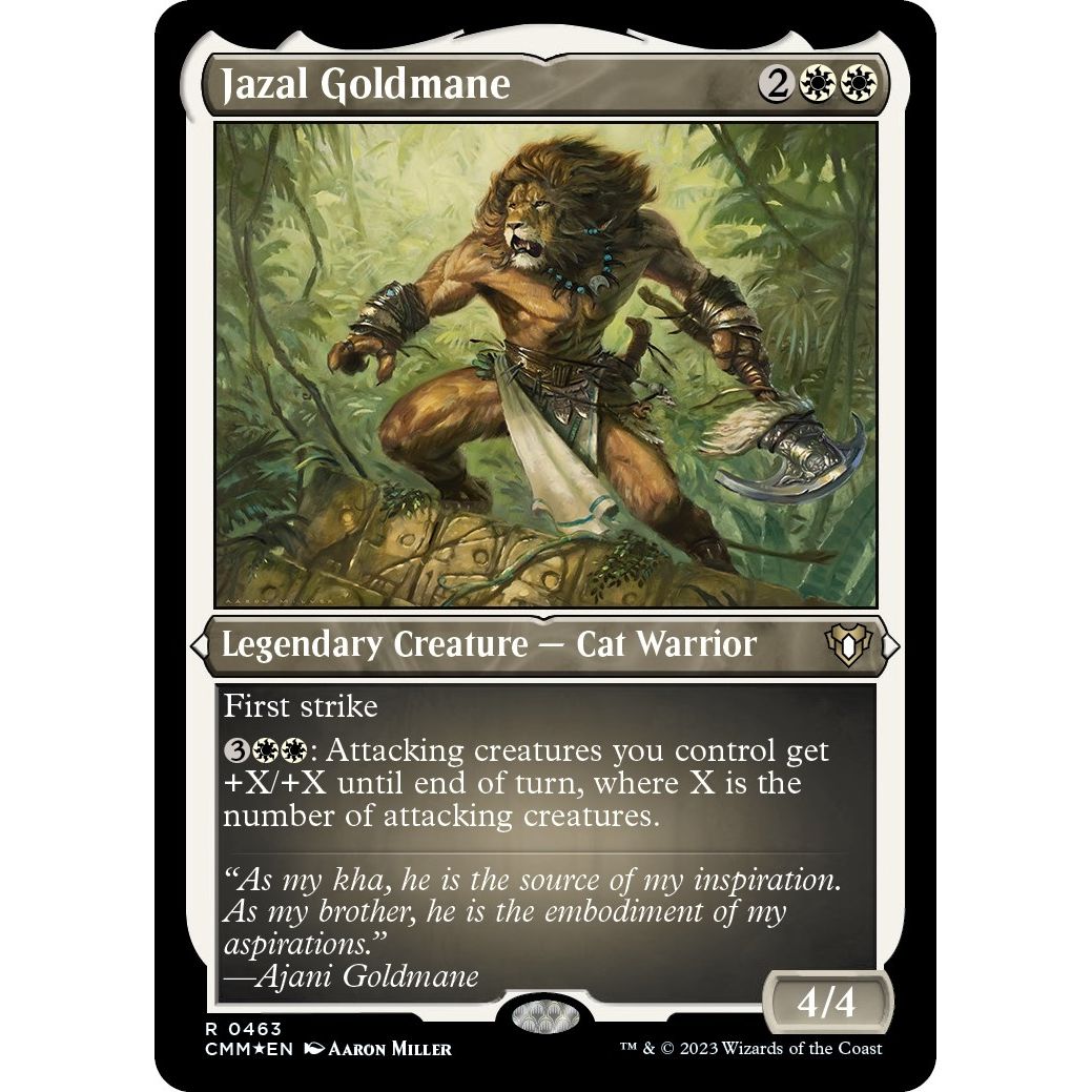 Image for Jazal Goldmane (Foil Etched) (463) (CMM) - Magic: The Gathering
