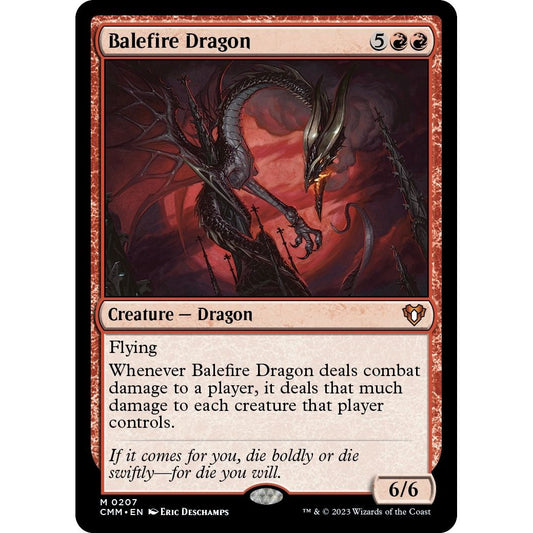 Image for Balefire Dragon (207) (CMM) - Magic: The Gathering