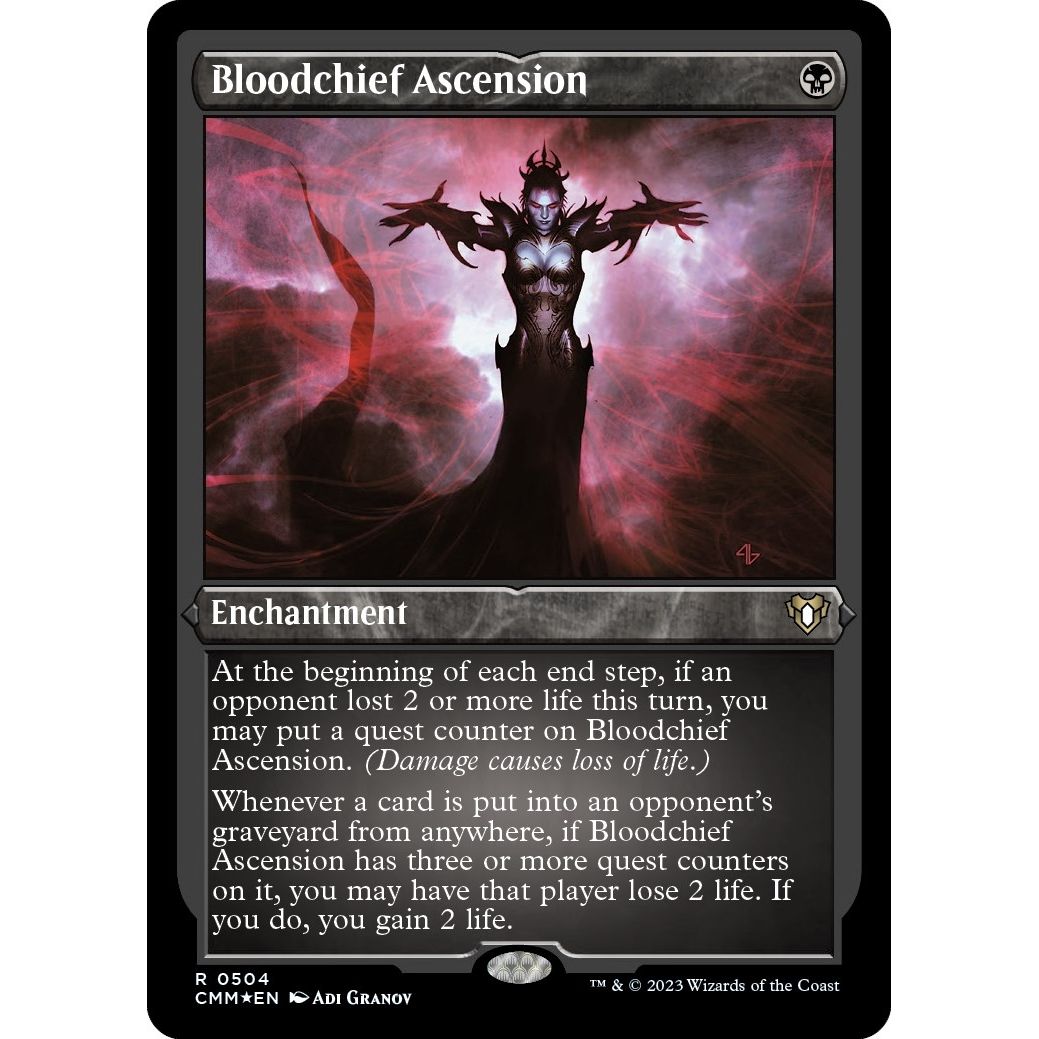 Image for Bloodchief Ascension (Foil Etched) (504) (CMM) - Magic: The Gathering
