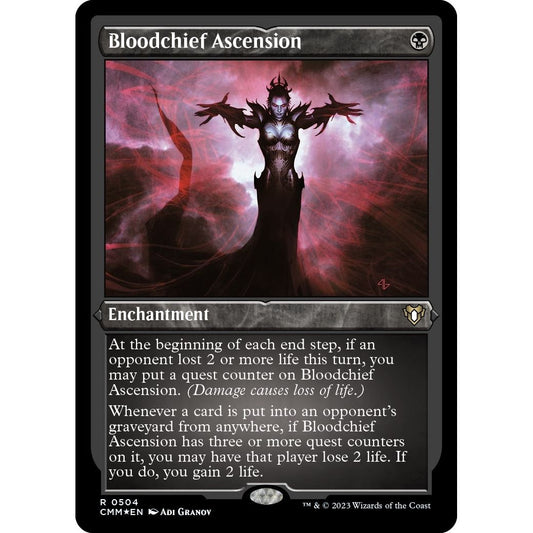 Image for Bloodchief Ascension (Foil Etched) (504) (CMM) - Magic: The Gathering