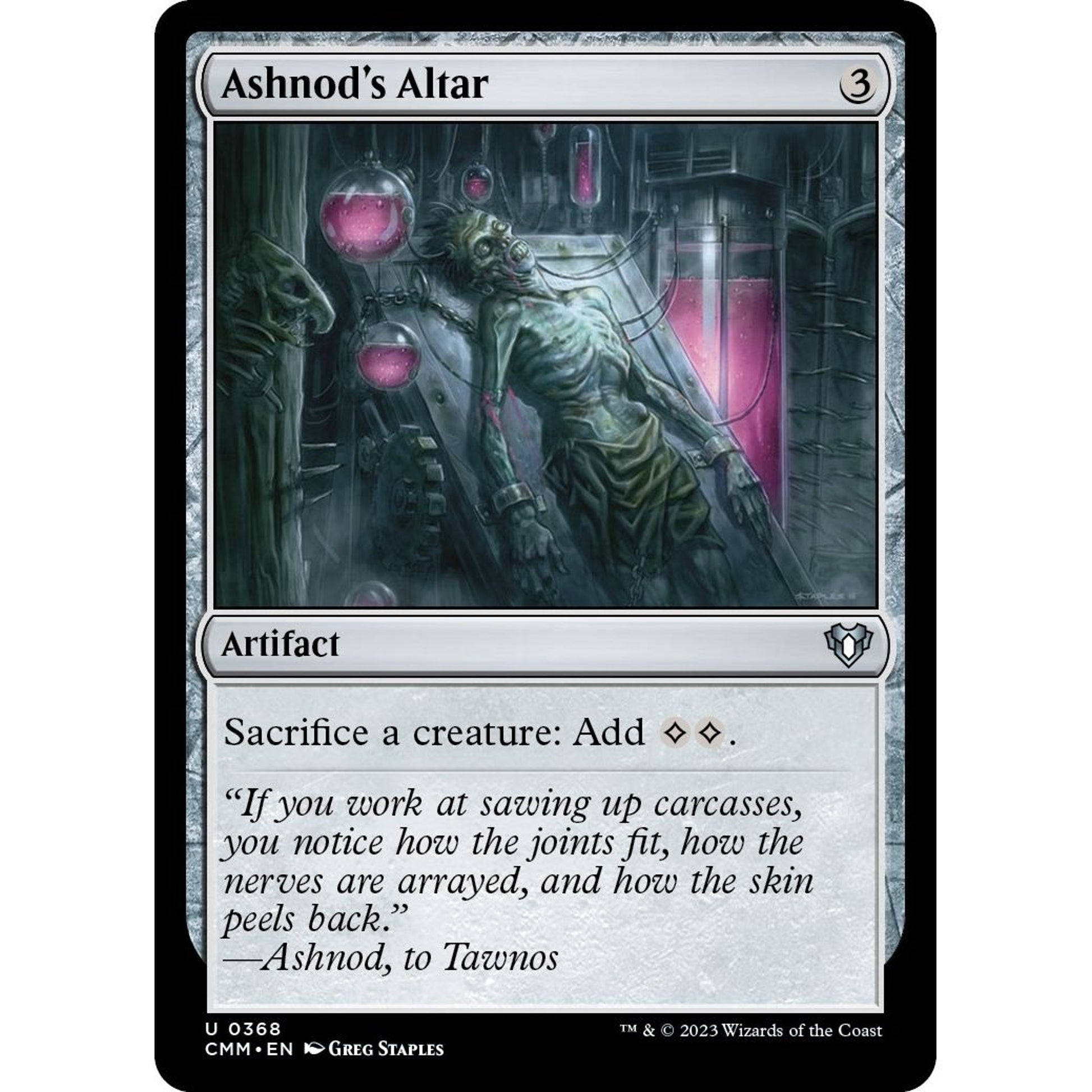 Image for Ashnod's Altar (368) (CMM) - Magic: The Gathering
