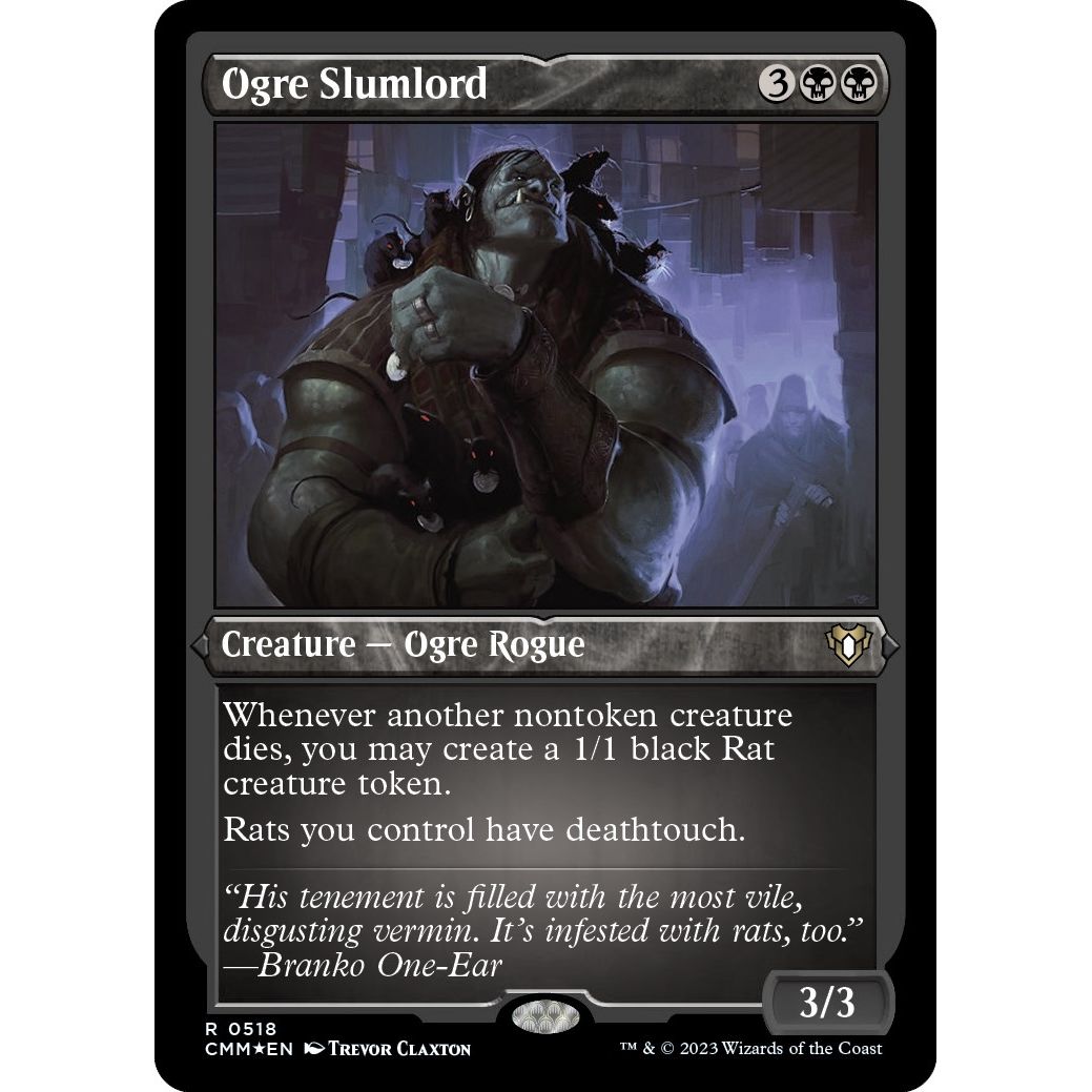 Image for Ogre Slumlord (Foil Etched) (518) (CMM) - Magic: The Gathering
