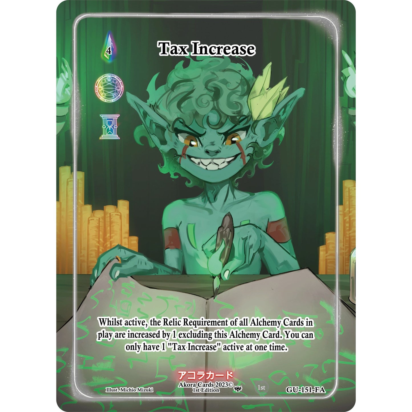 Image for Tax Increase (Full Art) (GU-151-FA) (GU1E) - Akora TCG