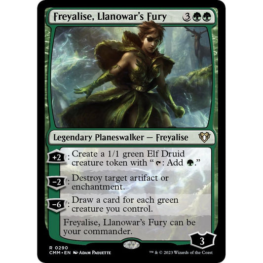 Image for Freyalise, Llanowar's Fury (290) (CMM) - Magic: The Gathering