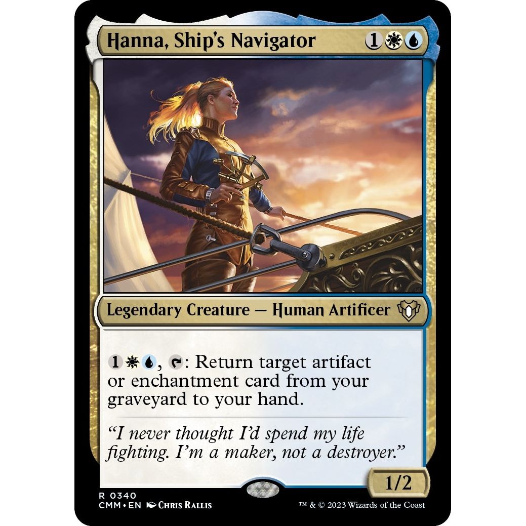 Image for Hanna, Ship's Navigator (340) (CMM) - Magic: The Gathering
