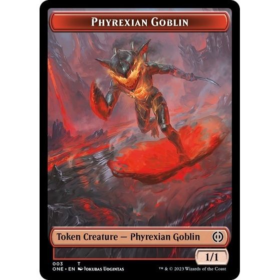 Image for Phyrexian Goblin // Phyrexian Beast Double-Sided Token (ONE) - Magic: The Gathering