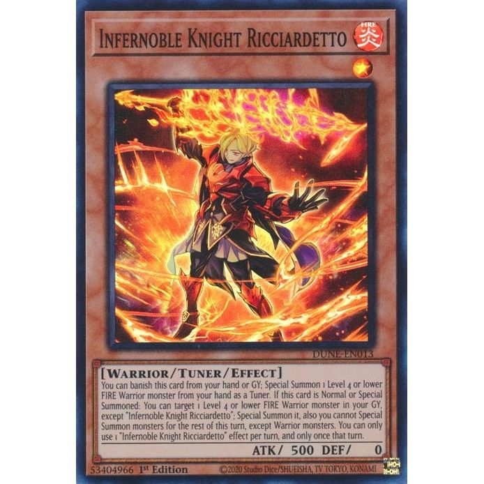 Image for Infernoble Knight Ricciardetto (DUNE-EN013) (DUNE) - YuGiOh