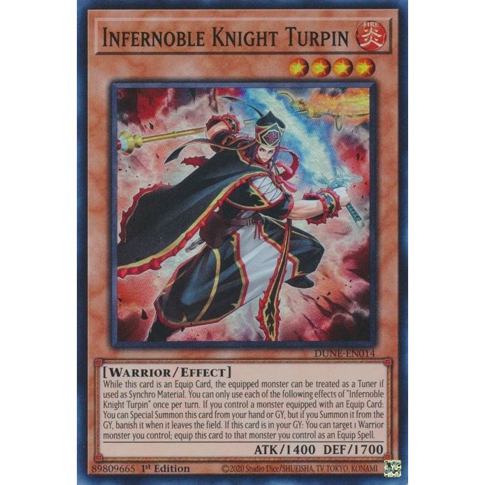 Image for Infernoble Knight Turpin (DUNE-EN014) (DUNE) - YuGiOh