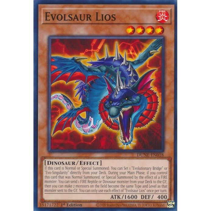 Image for Evolsaur Lios (DUNE-EN018) (DUNE) - YuGiOh