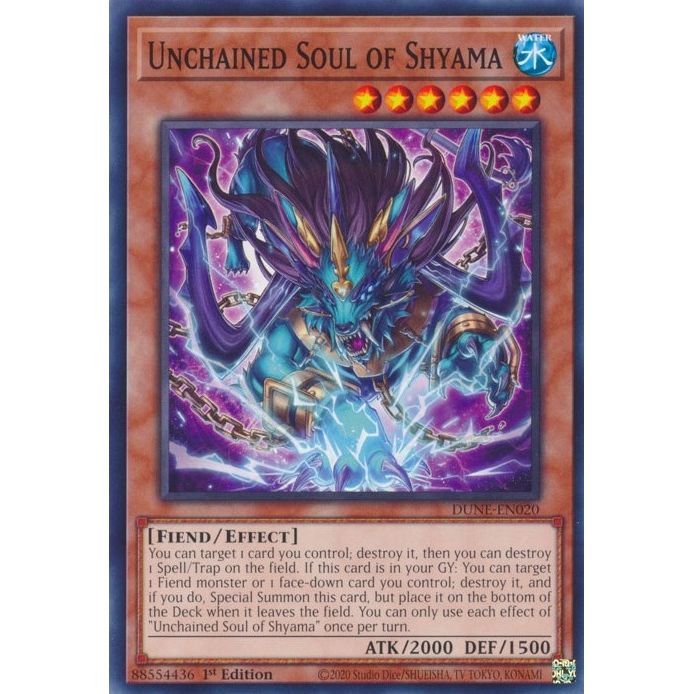 Image for Unchained Soul of Shyama (DUNE-EN020) (DUNE) - YuGiOh
