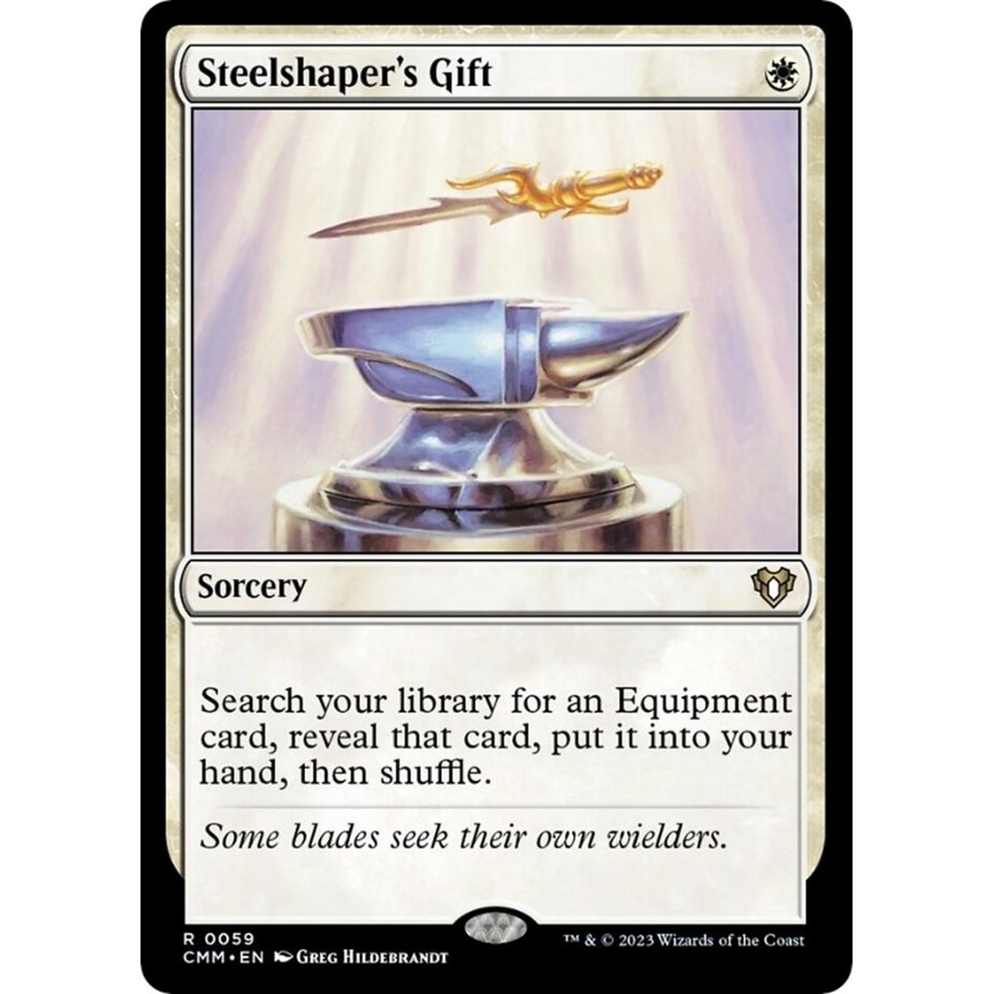 Image for Steelshaper's Gift (59) (CMM) - Magic: The Gathering