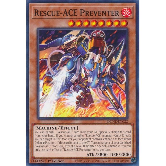 Image for Rescue-ACE Preventer (DUNE-EN022) (DUNE) - YuGiOh