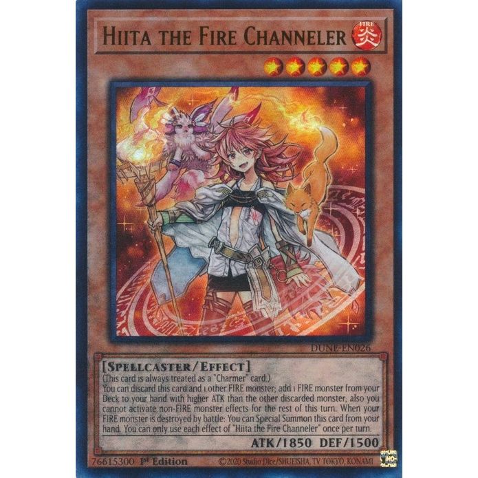 Image for Hiita the Fire Channeler (DUNE-EN026) (DUNE) - YuGiOh
