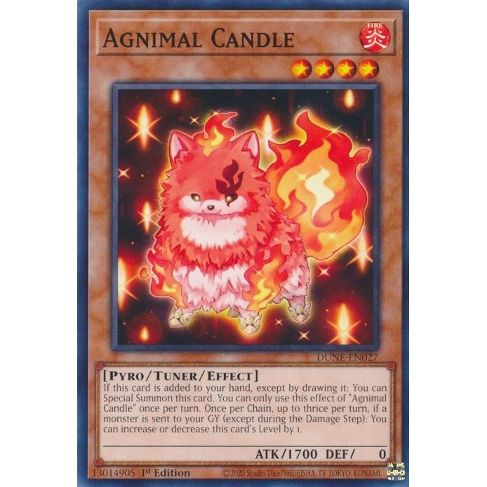 Image for Agnimal Candle (DUNE-EN027) (DUNE) - YuGiOh