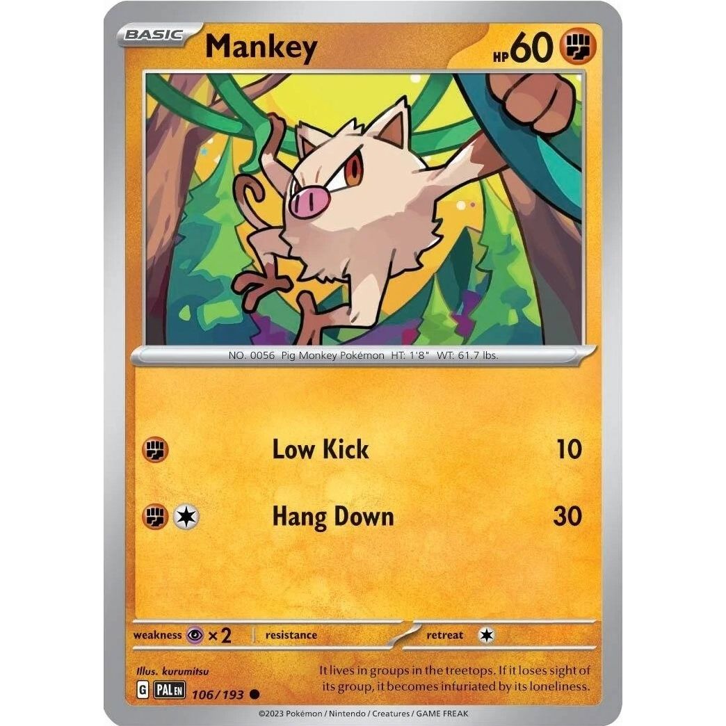 Image for Mankey - 106/193 (Cosmos Holo) (106/193) (MCAP) - Pokemon