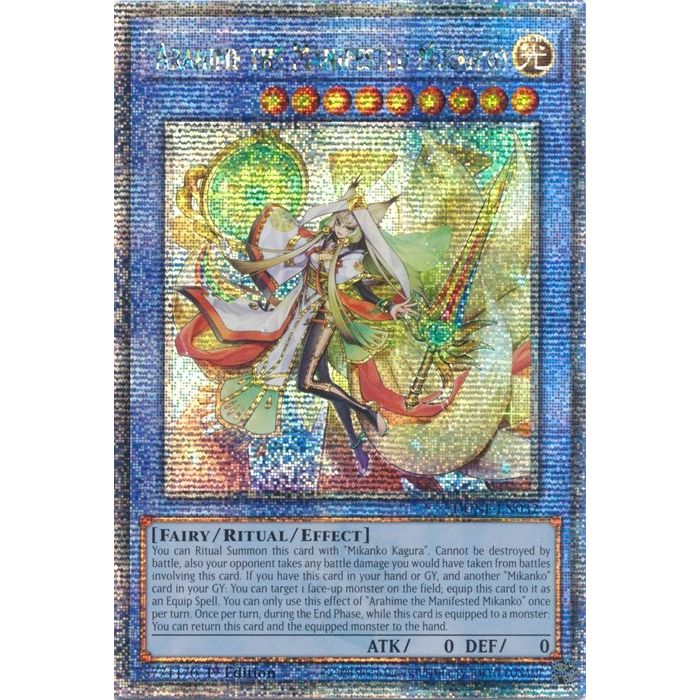 Image for Arahime the Manifested Mikanko (Quarter Century Secret Rare) (DUNE-EN032) (DUNE) - YuGiOh