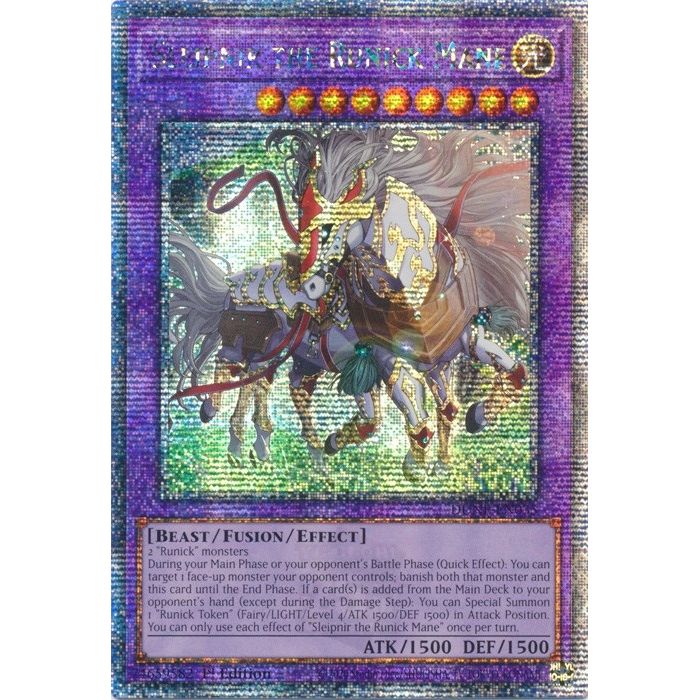 Image for Sleipnir the Runick Mane (Quarter Century Secret Rare) (DUNE-EN035) (DUNE) - YuGiOh