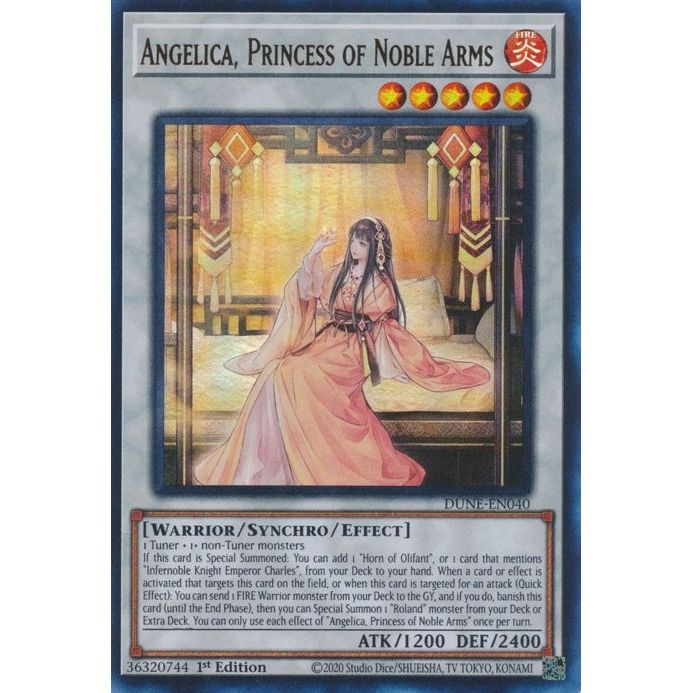 Image for Angelica, Princess of Noble Arms (DUNE-EN040) (DUNE) - YuGiOh