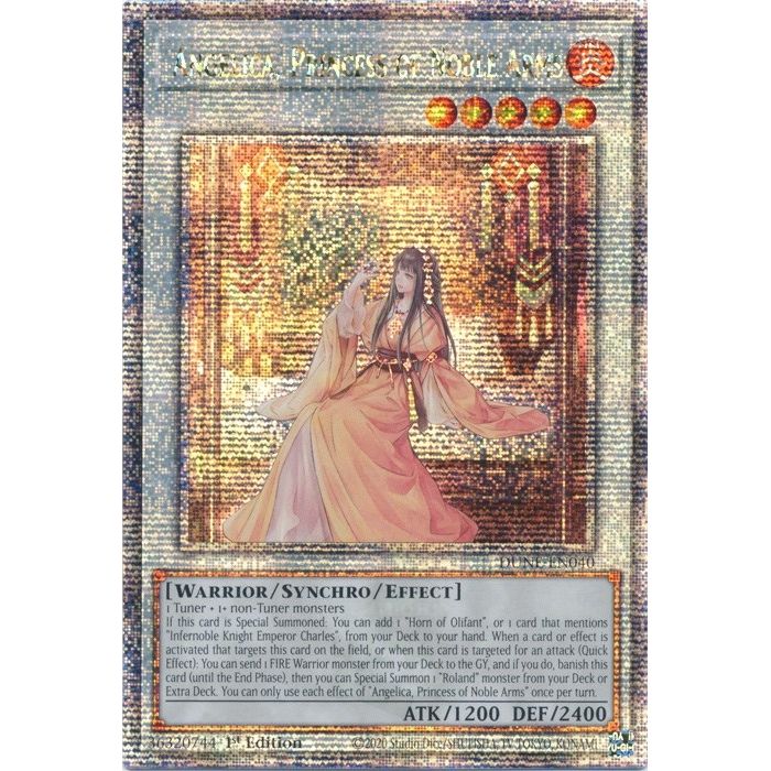 Image for Angelica, Princess of Noble Arms (Quarter Century Secret Rare) (DUNE-EN040) (DUNE) - YuGiOh