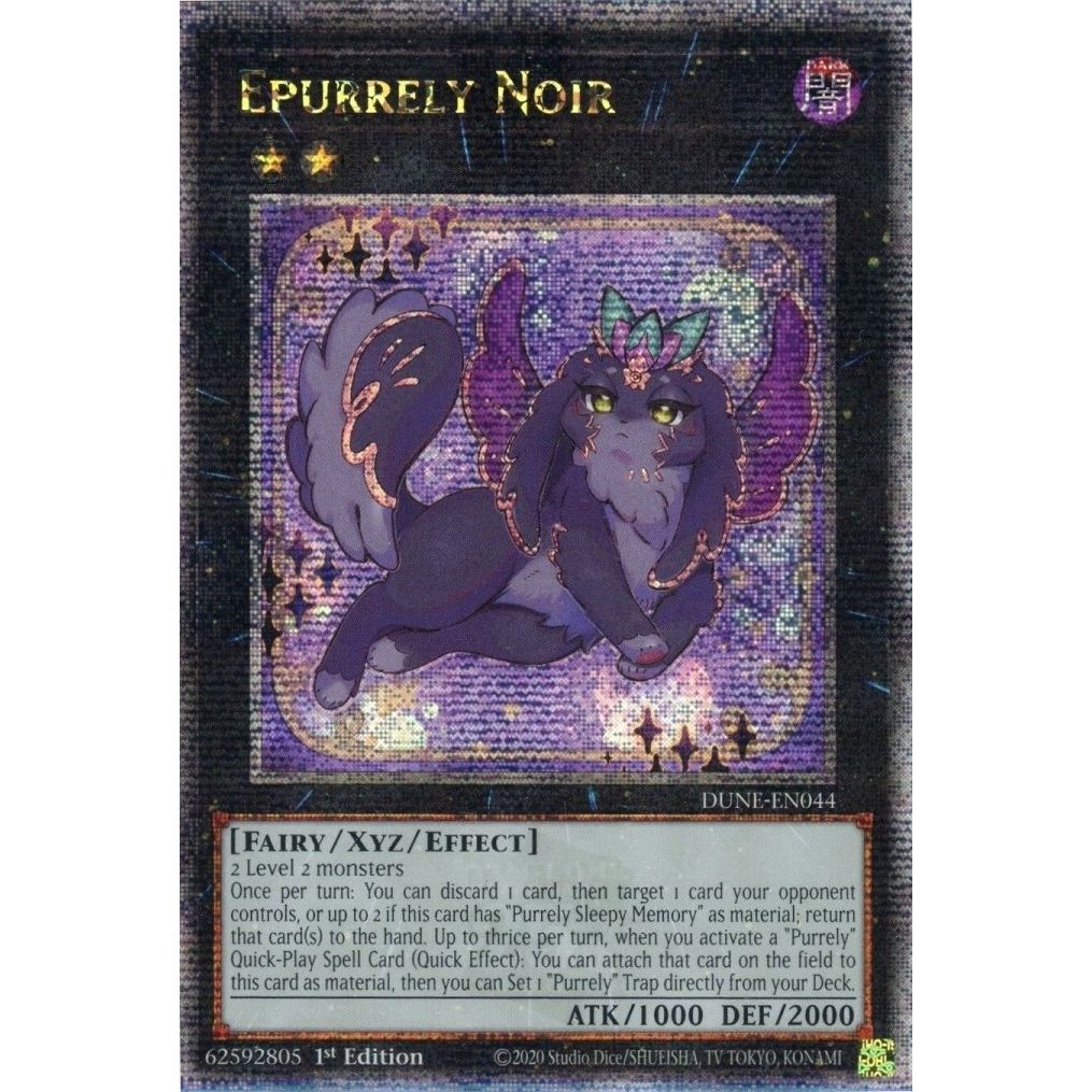 Image for Epurrely Noir (Quarter Century Secret Rare) (DUNE-EN044) (DUNE) - YuGiOh