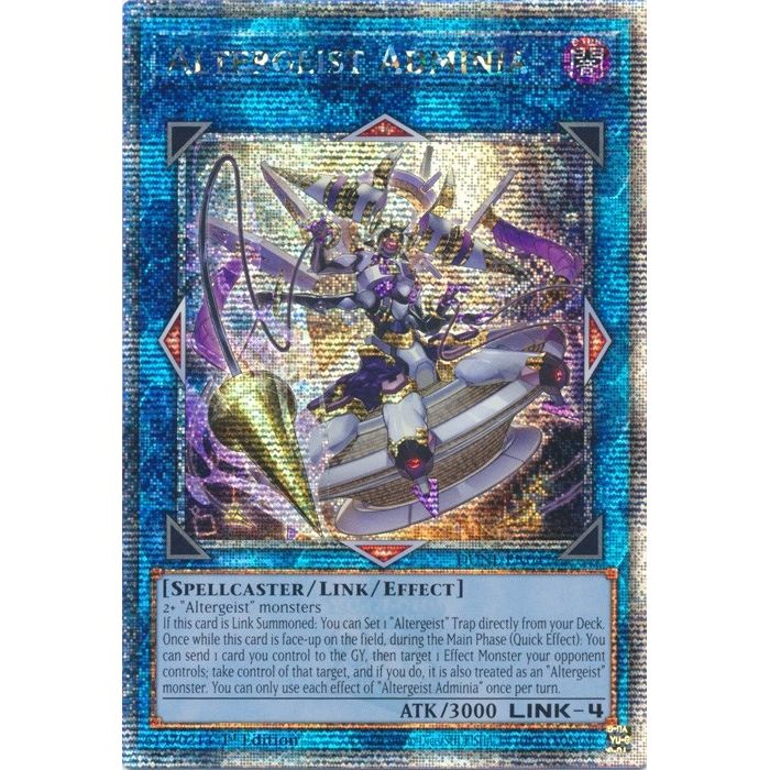 Image for Altergeist Adminia (Quarter Century Secret Rare) (DUNE-EN047) (DUNE) - YuGiOh