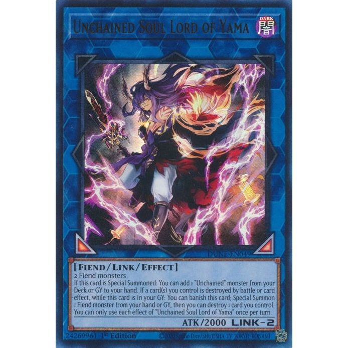 Image for Unchained Soul Lord of Yama (DUNE-EN049) (DUNE) - YuGiOh