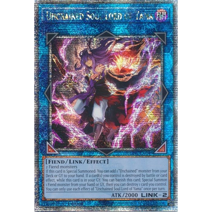 Image for Unchained Soul Lord of Yama (Quarter Century Secret Rare) (DUNE-EN049) (DUNE) - YuGiOh