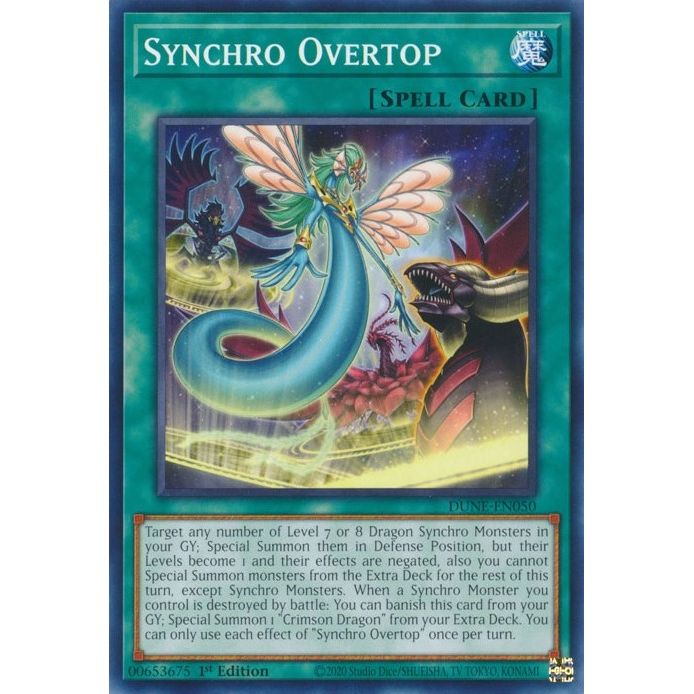 Image for Synchro Overtop (DUNE-EN050) (DUNE) - YuGiOh